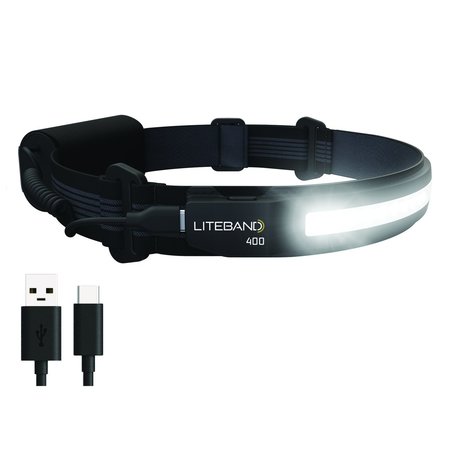 LITEBAND ACTIV 400  Lumen wide-beam headlamp Night LBA400-L18N